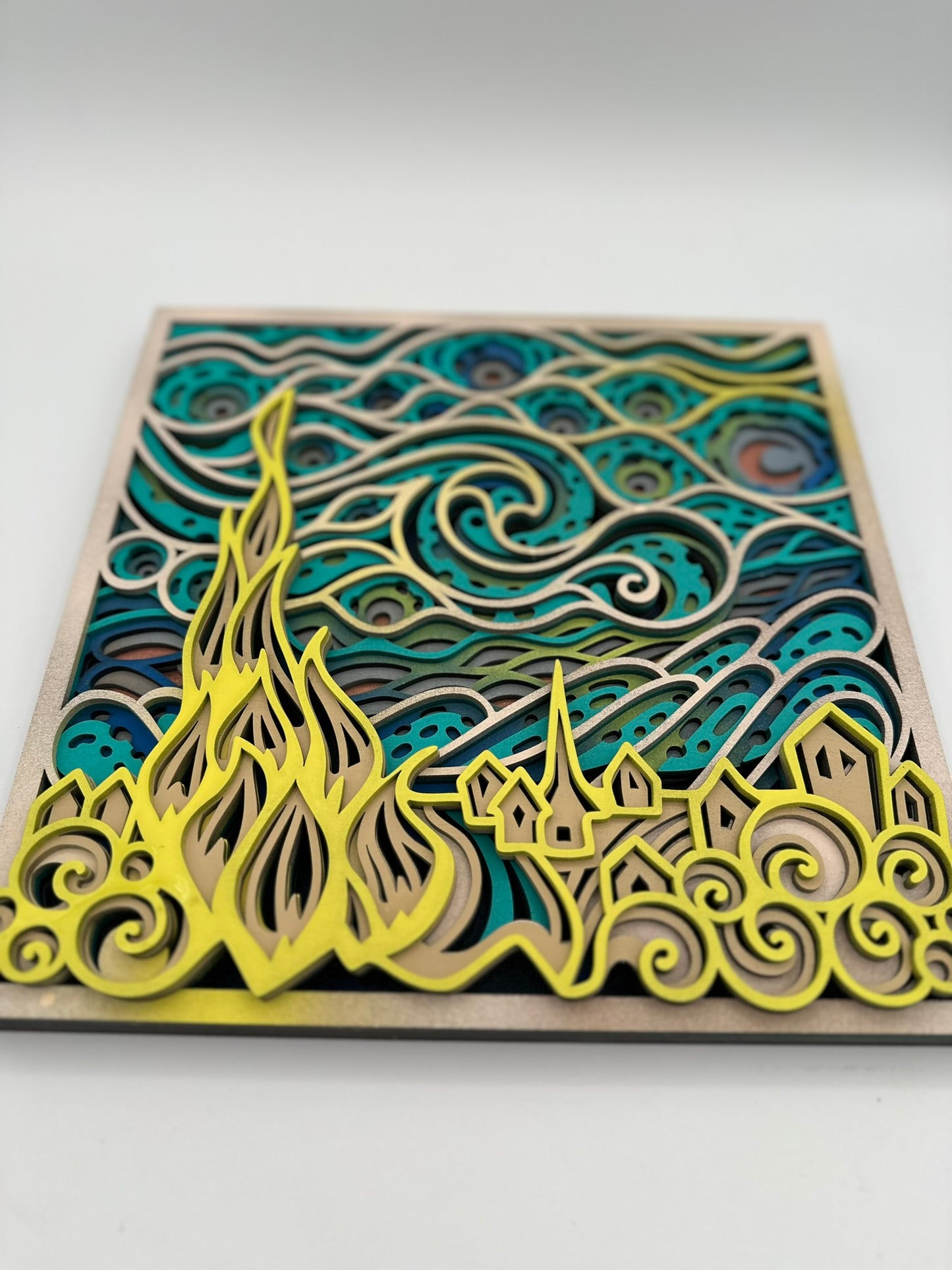 Layered Artwork - Starry Night