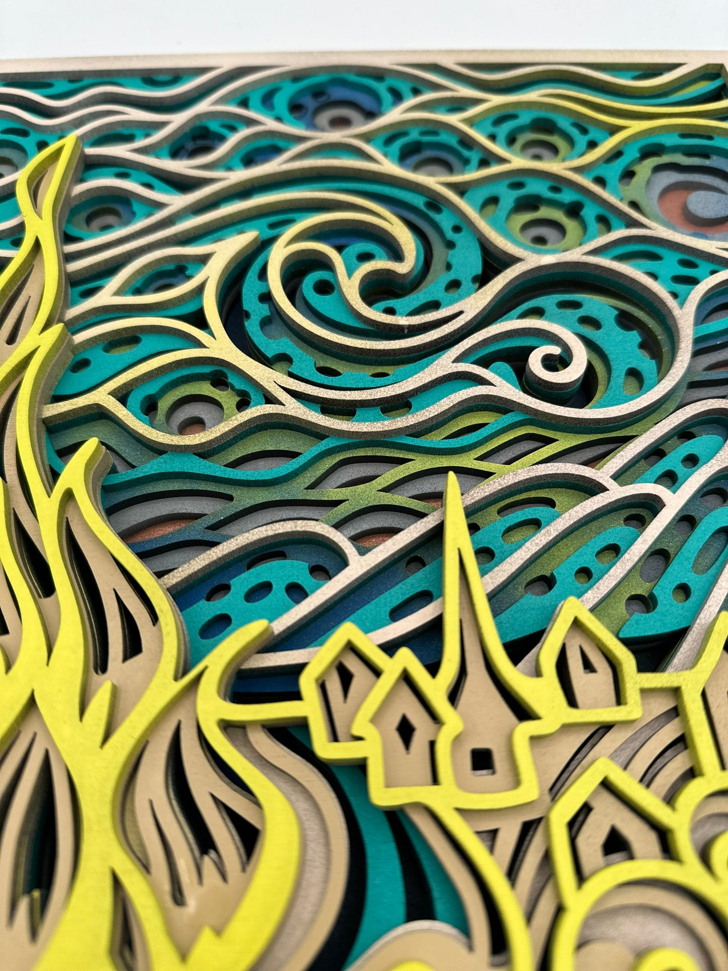 Layered Artwork - Starry Night