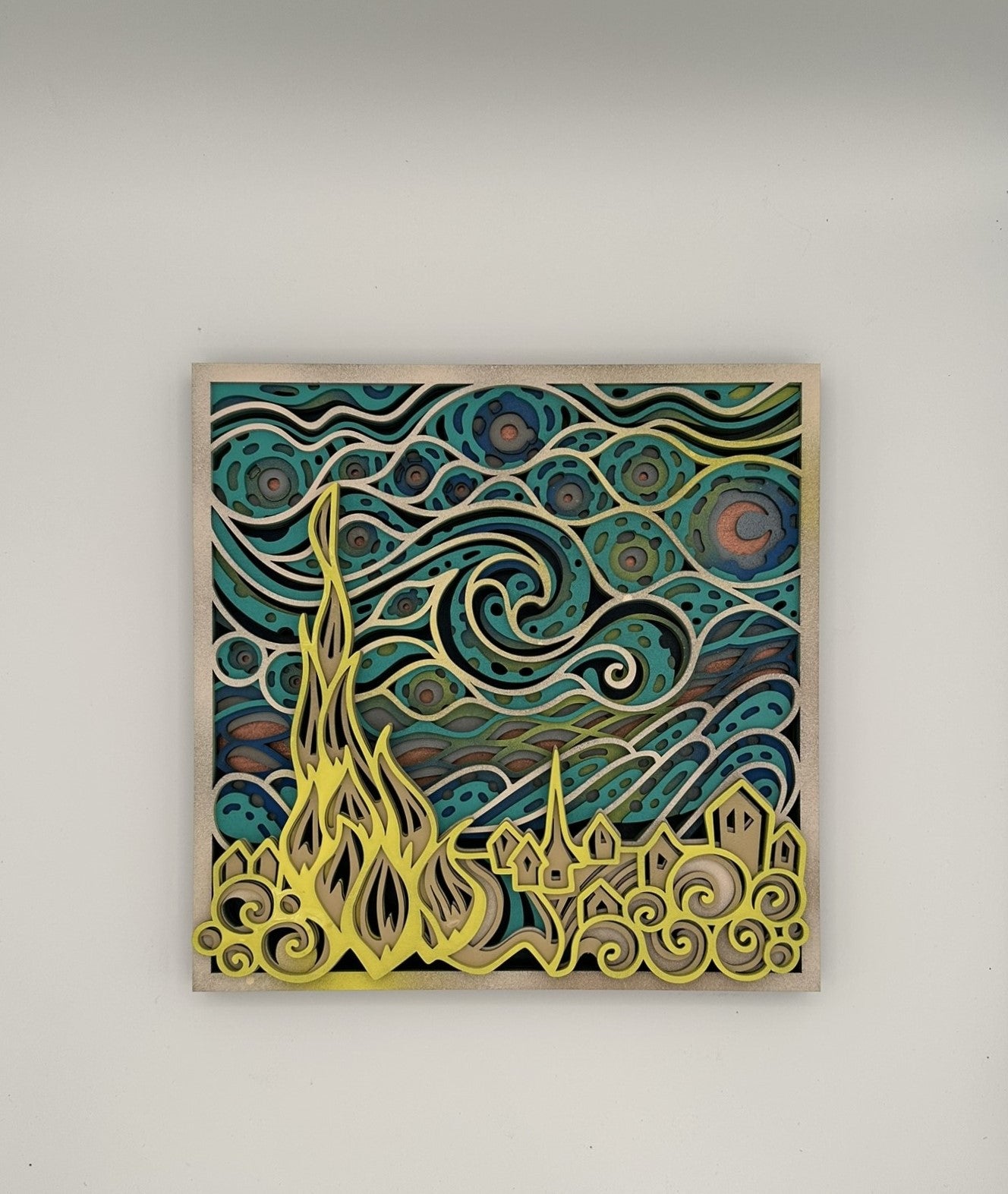 Layered Artwork - Starry Night