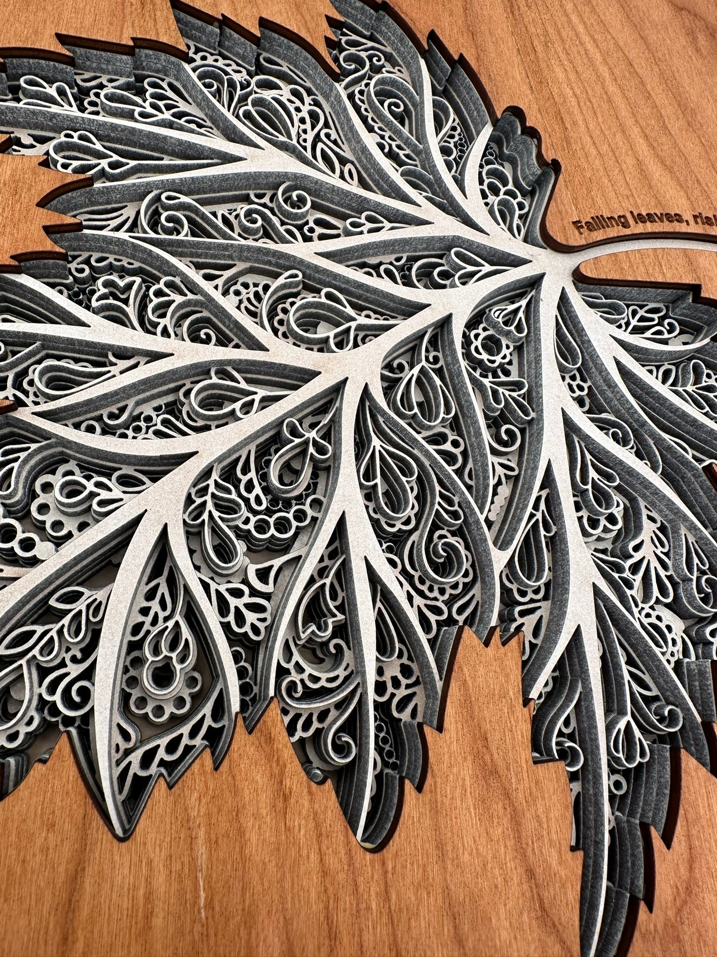 Layered Artwork - Leaf