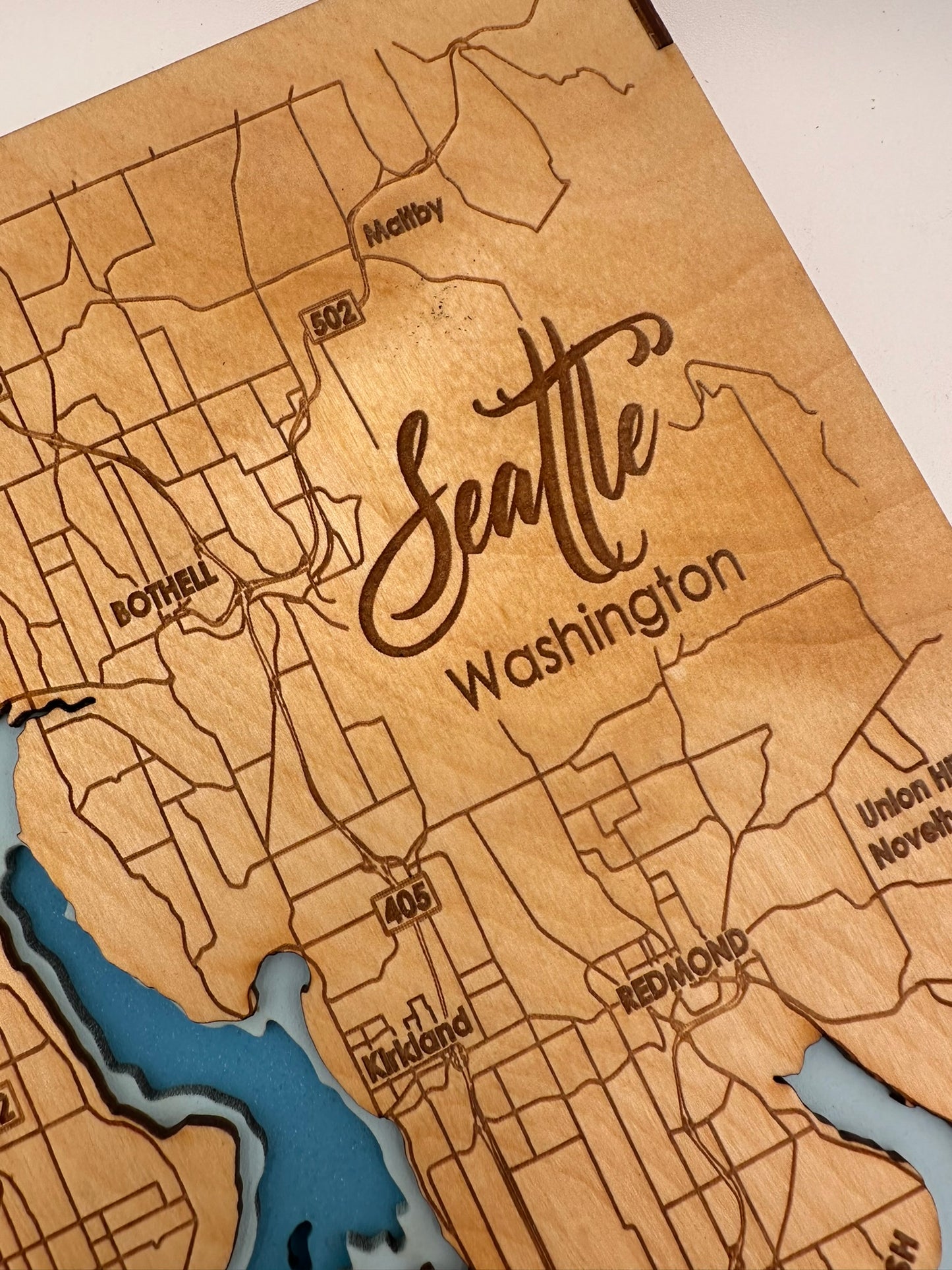 Bathymetric Map - Seattle