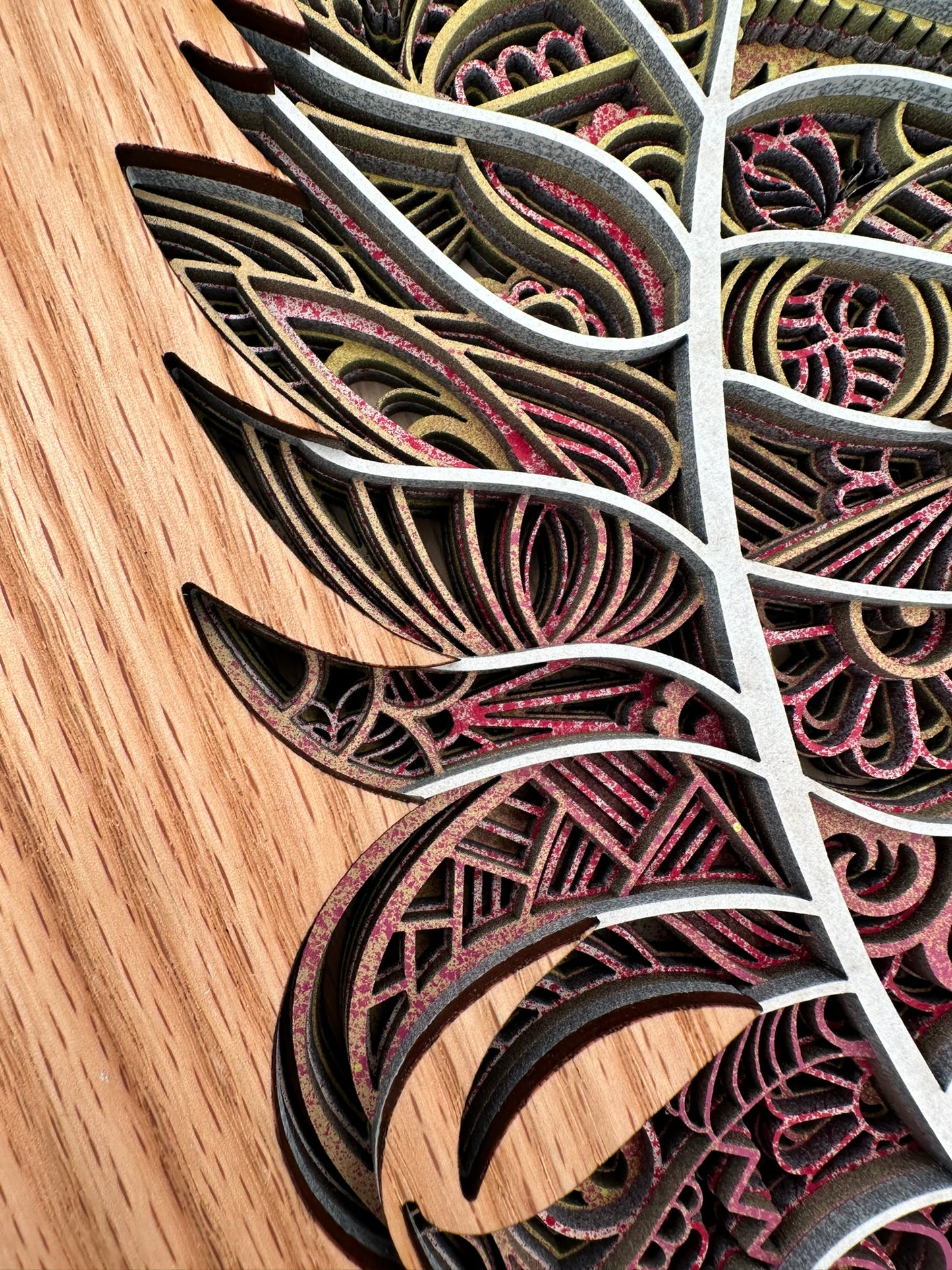 Layered Artwork - Feather