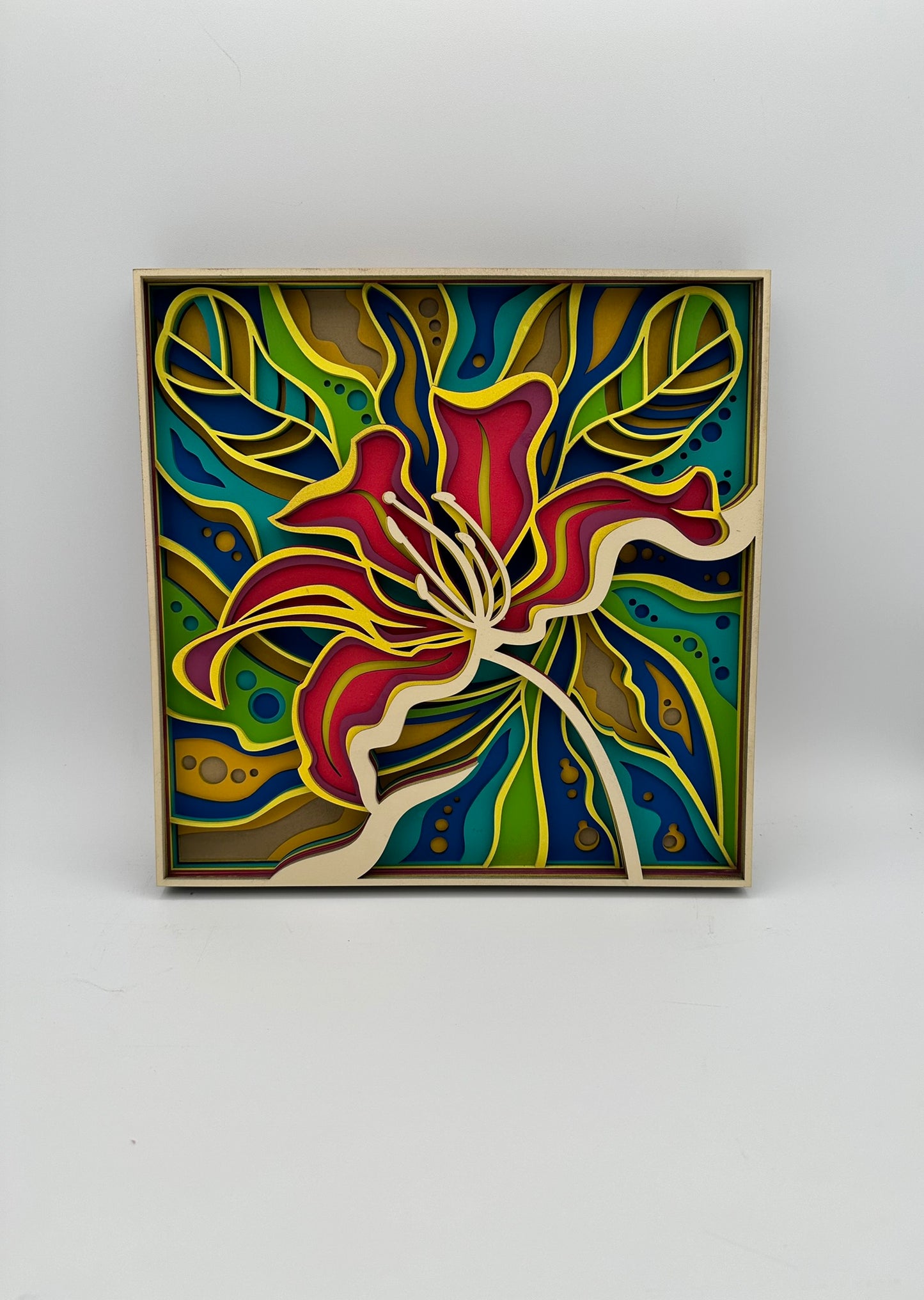 Layered Artwork - Exotic Flower
