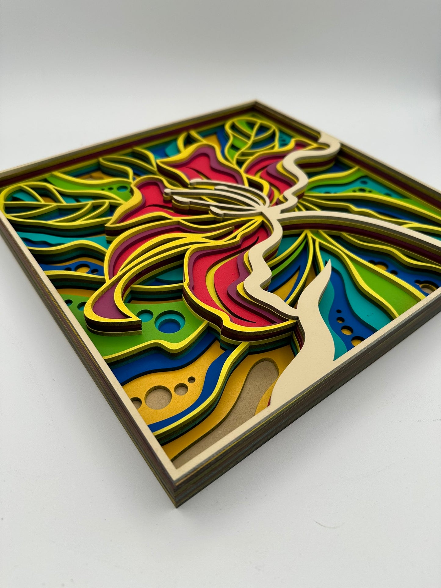 Layered Artwork - Exotic Flower
