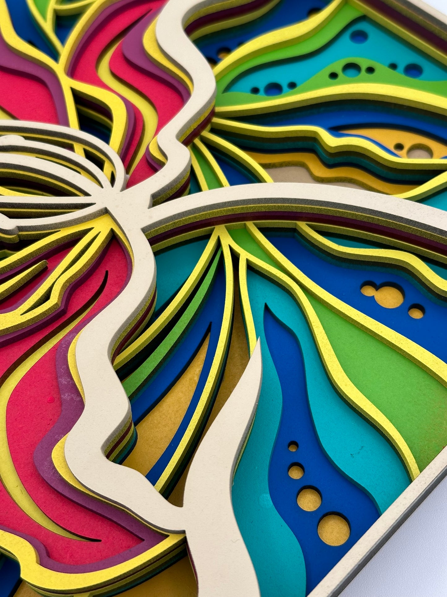 Layered Artwork - Exotic Flower