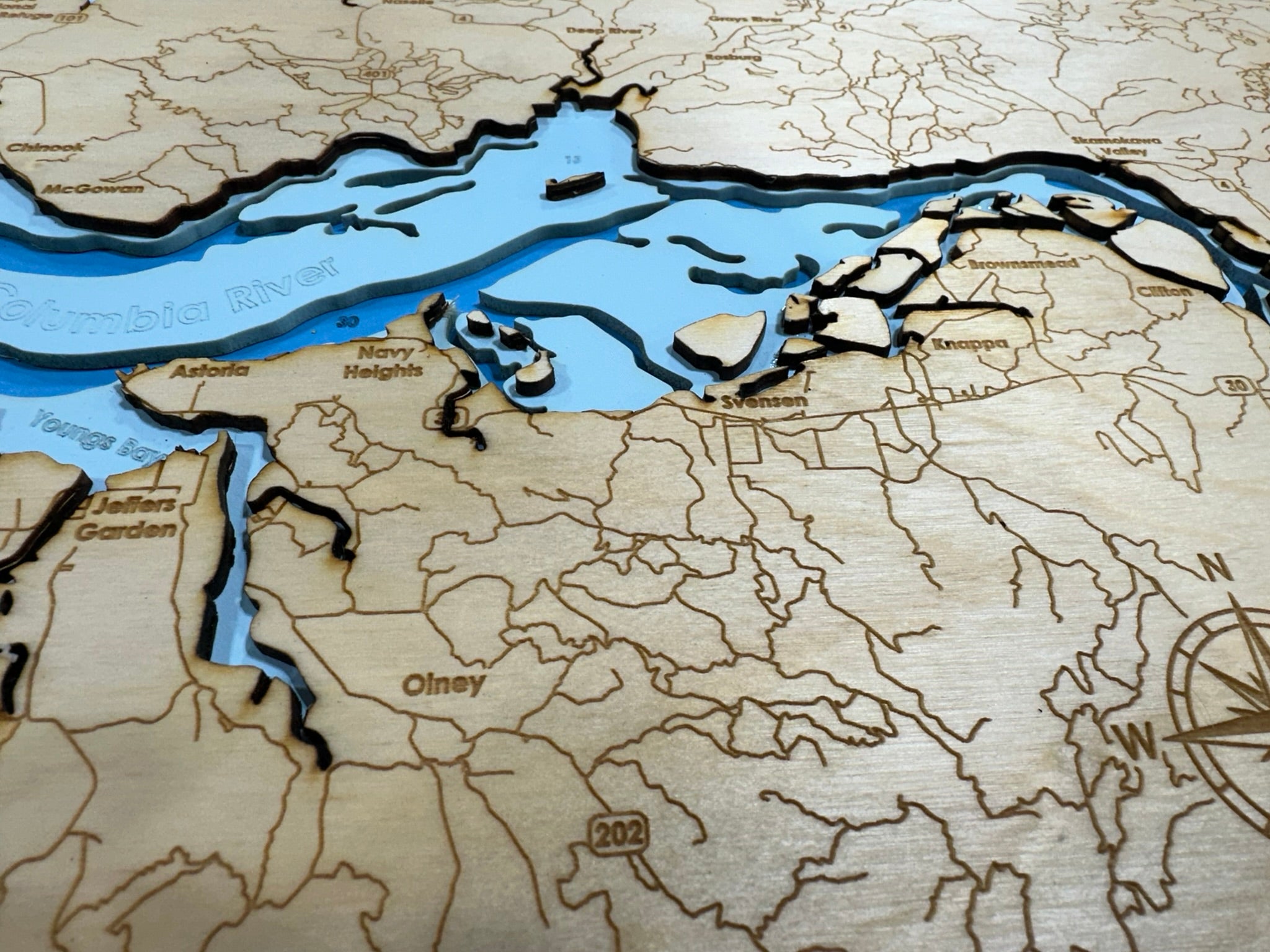 Bathymetric Map - Columbia River (Oregon Coast)