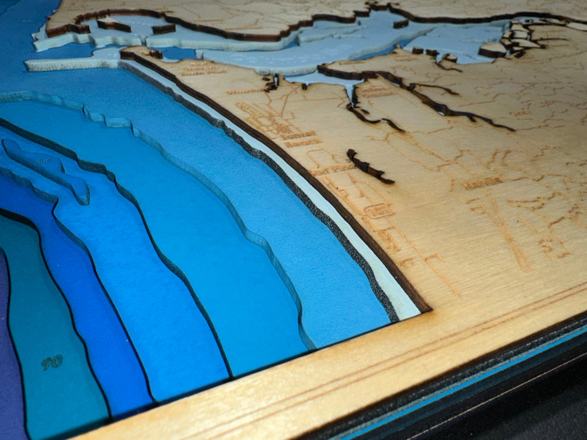 Bathymetric Map - Columbia River (Oregon Coast)
