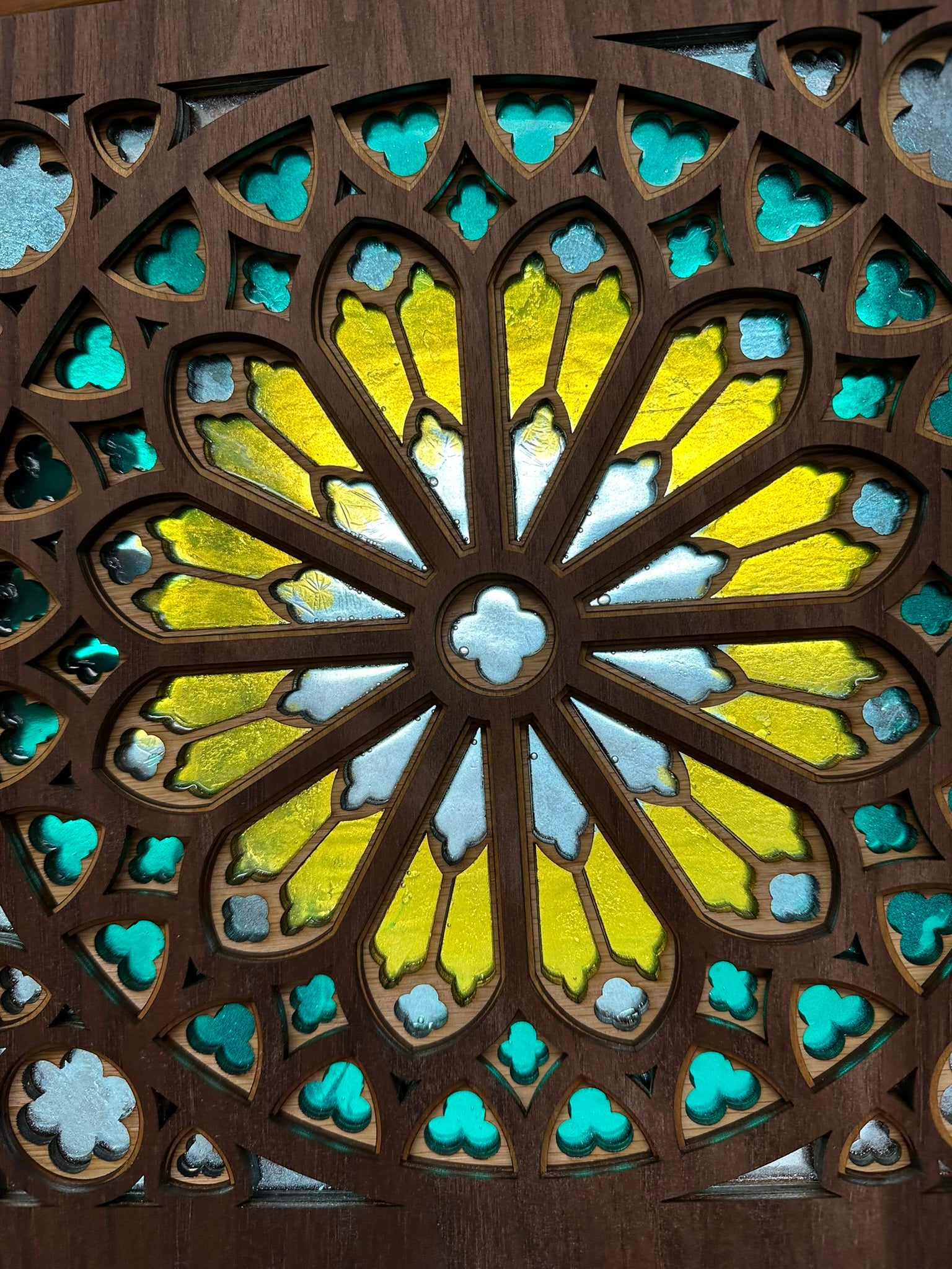 Stained Glass Window - Notre Dame Cathedral