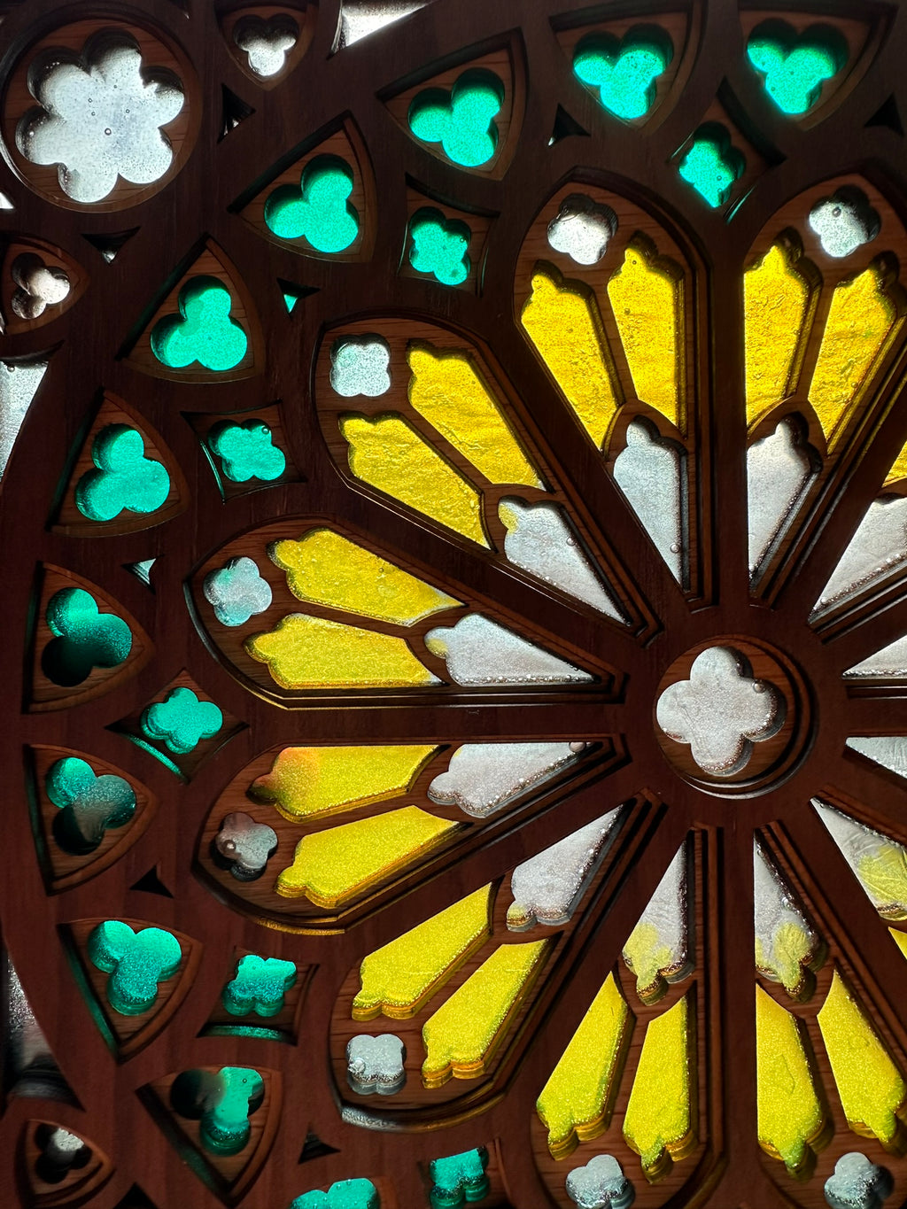 Stained Glass Window - Notre Dame Cathedral