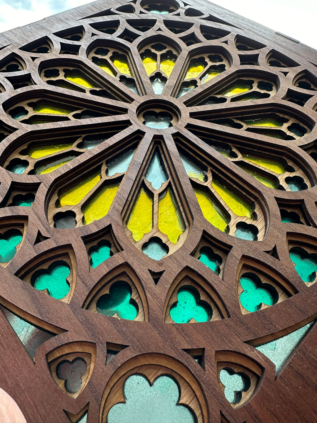 Stained Glass Window - Notre Dame Cathedral