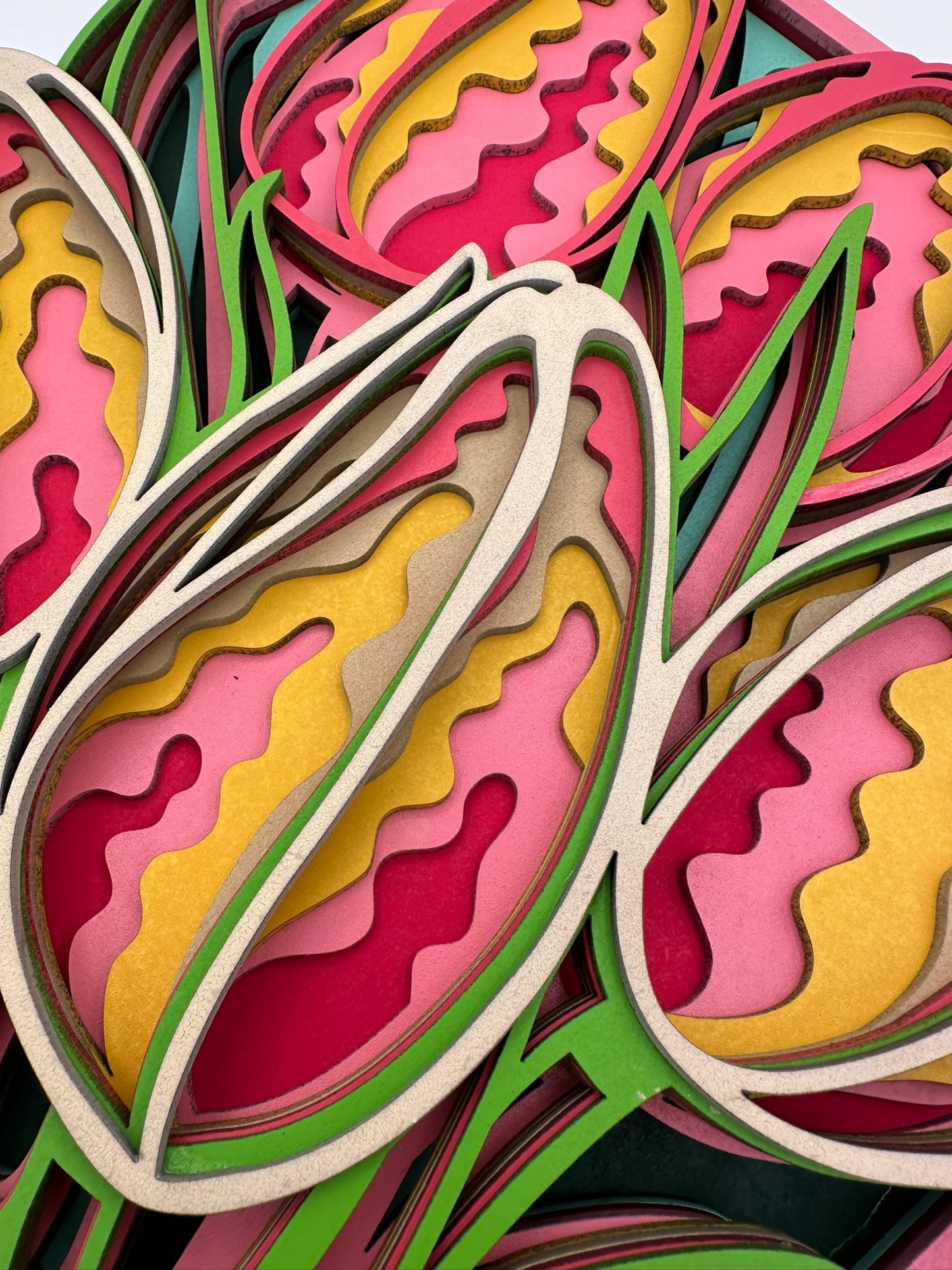 Layered Artwork - Tulips