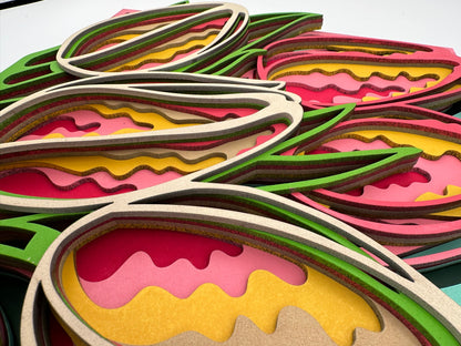Layered Artwork - Tulips