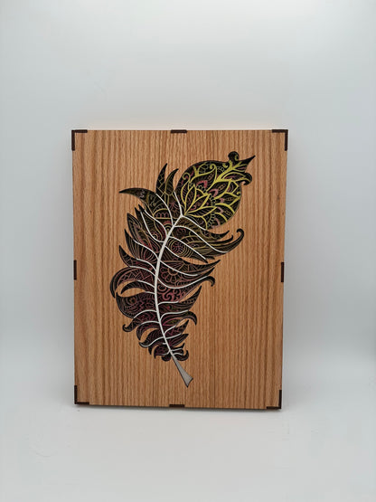 Layered Artwork - Feather