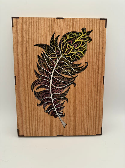 Layered Artwork - Feather