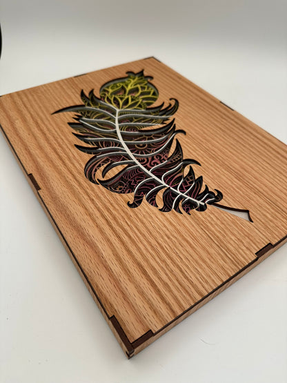 Layered Artwork - Feather