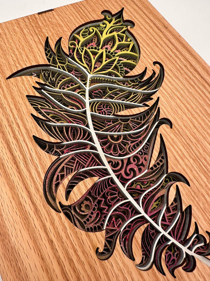 Layered Artwork - Feather