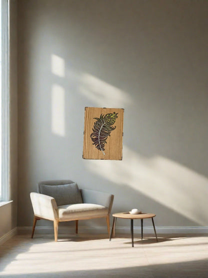 Layered Artwork - Feather