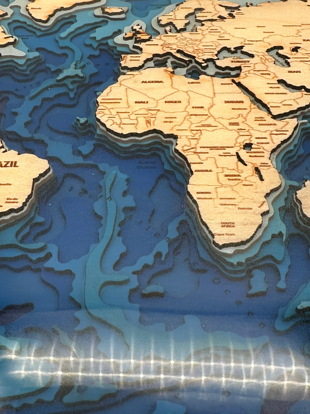 Bathymetric Map - World