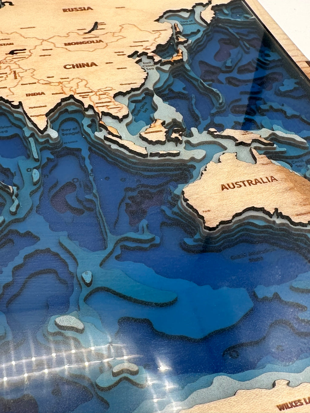 Bathymetric Map - World