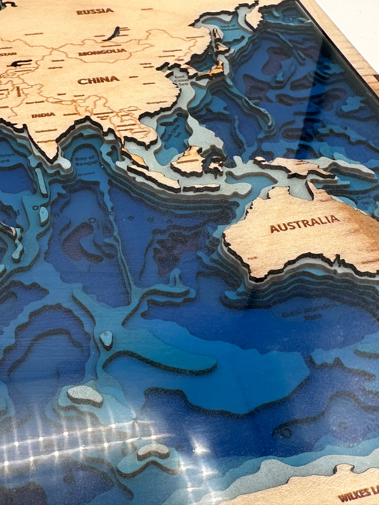 Bathymetric Map - World