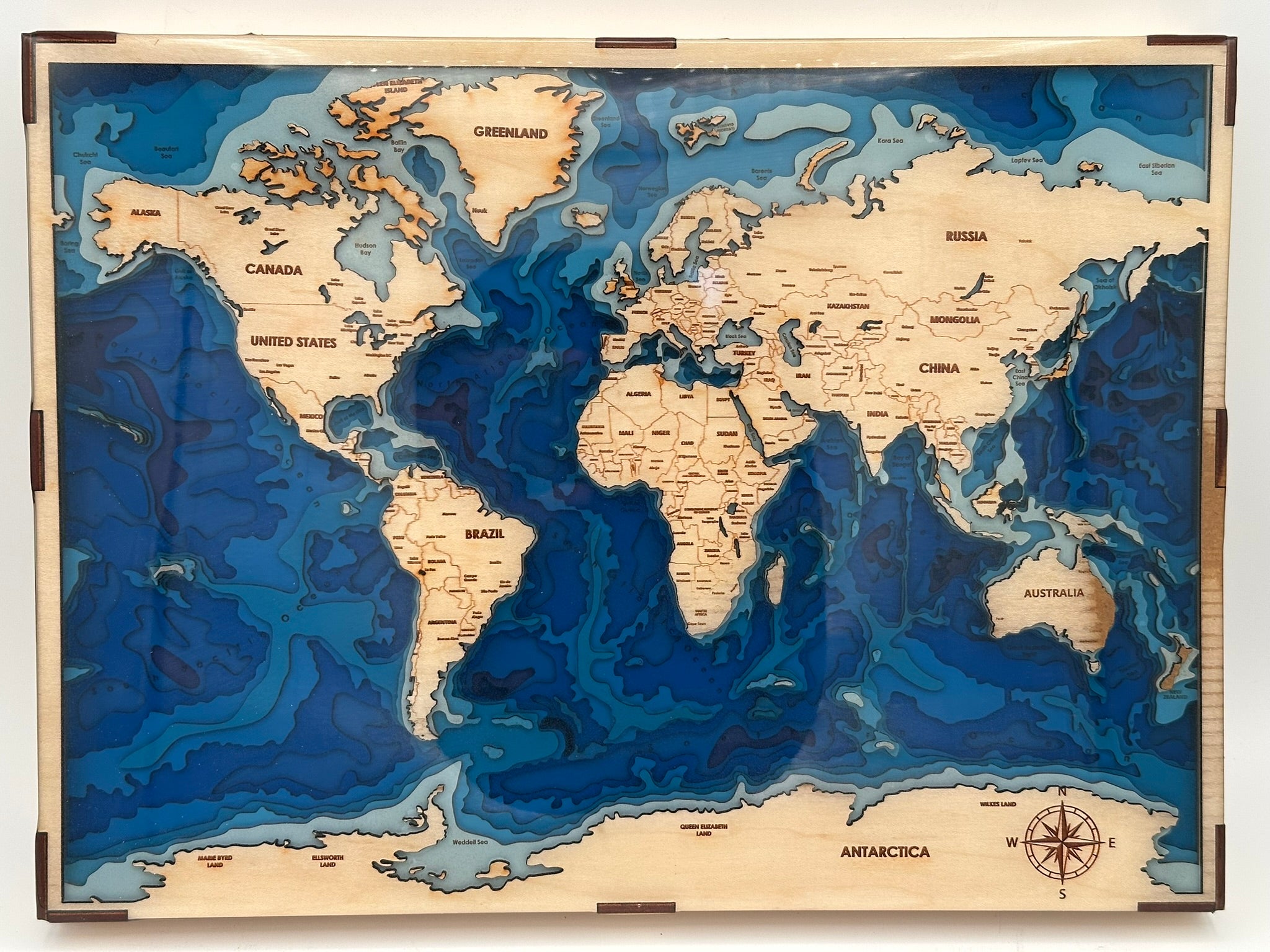 Bathymetric Map - World