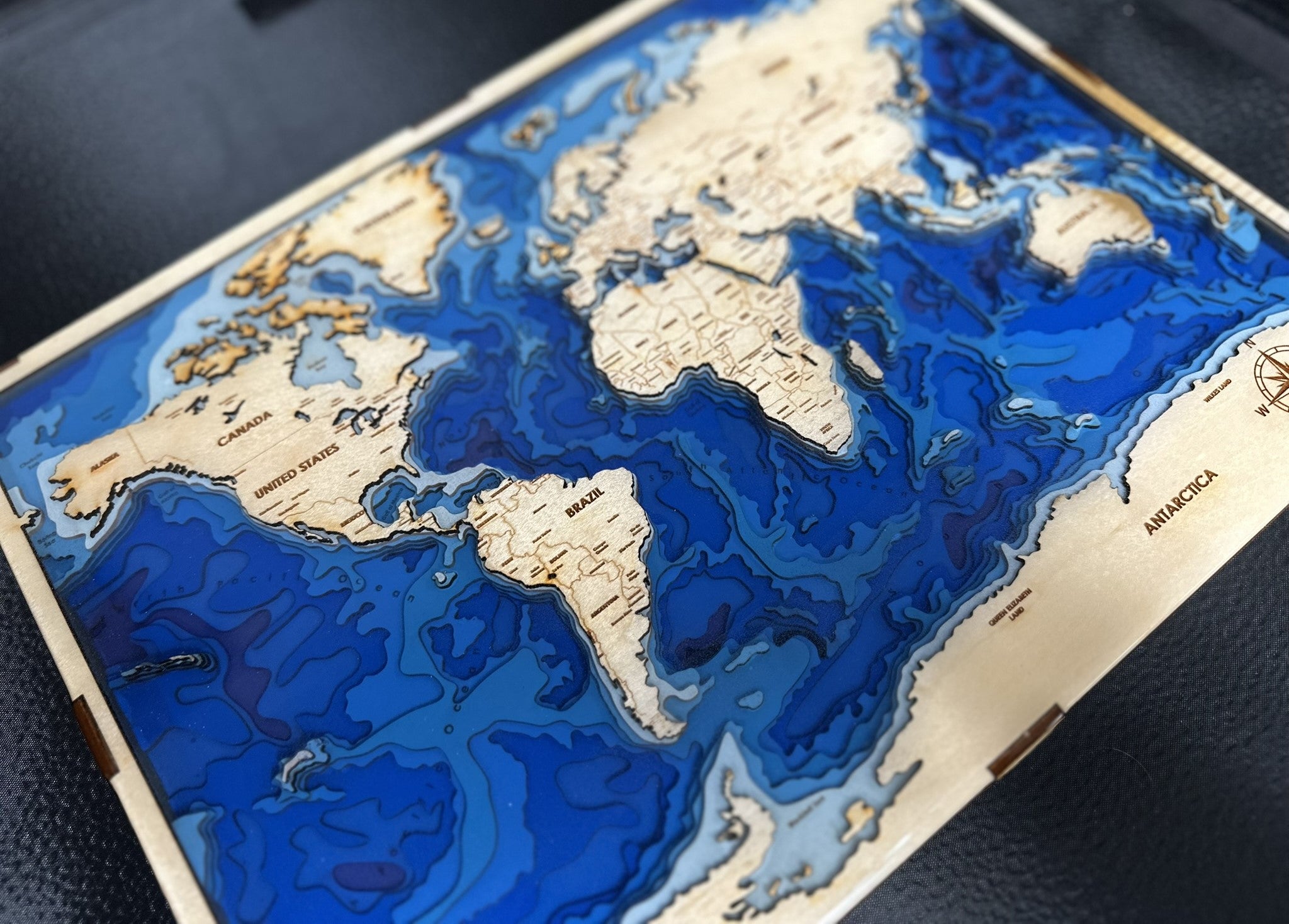 Bathymetric Map - World