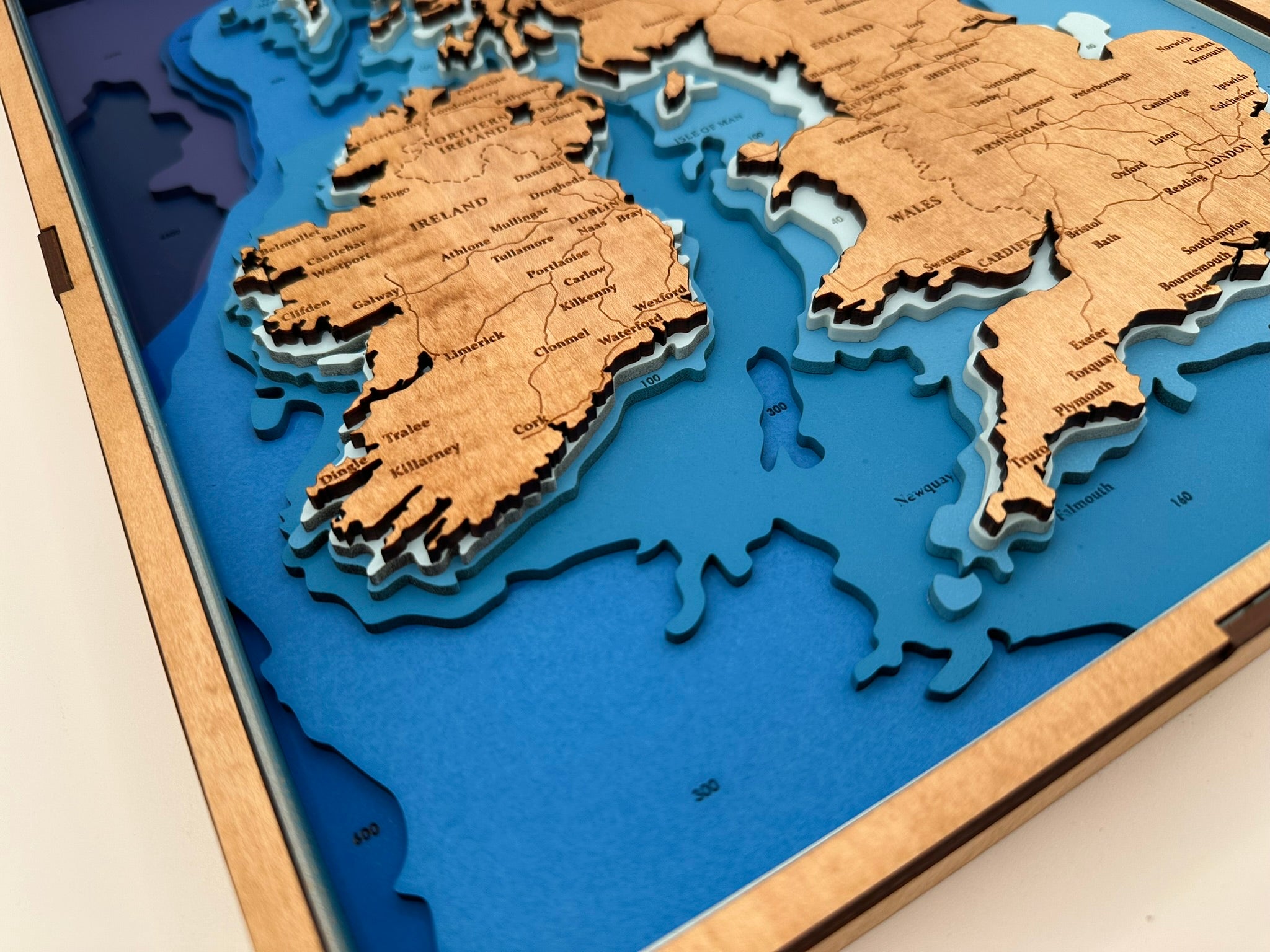 Bathymetric Map - British Isles