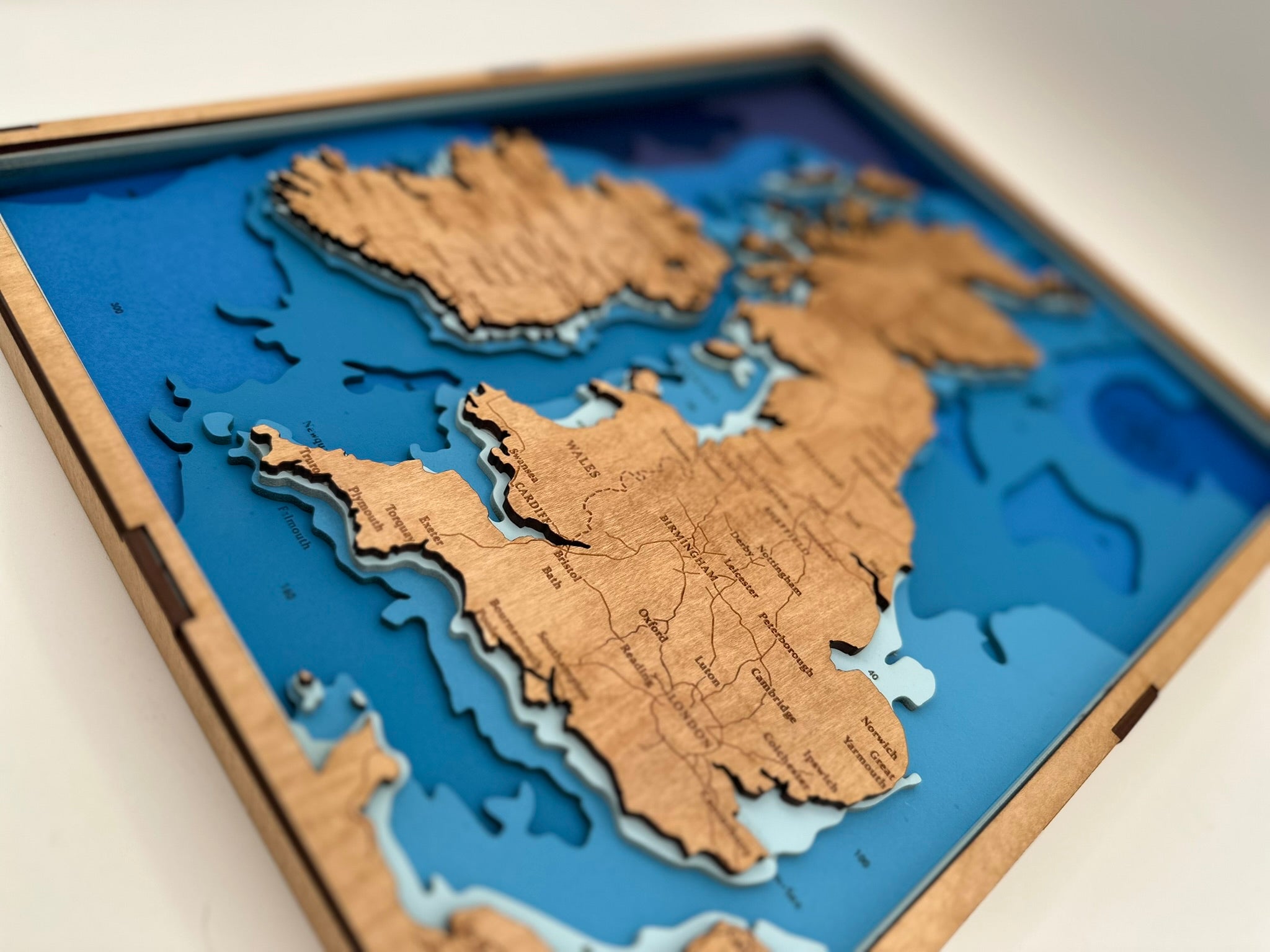 Bathymetric Map - British Isles
