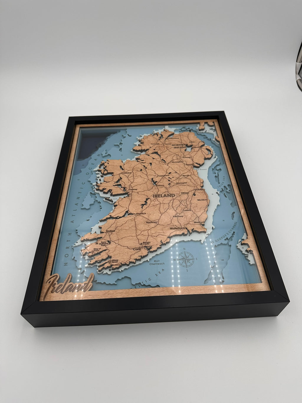 Codex Ireland Bathymetric Map - Ireland – Codex Crafts