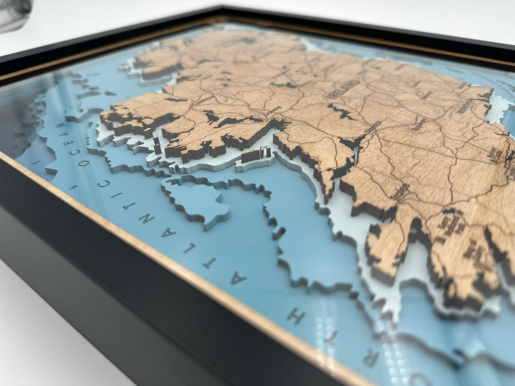 Codex Crafts Bathymetric Map – Ireland | Codex Crafts