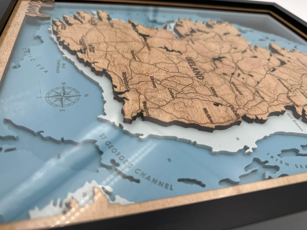 Bathymetric Map - Ireland