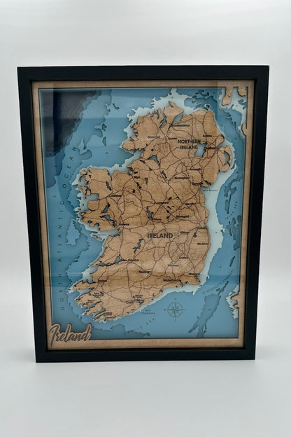 Bathymetric Map - Ireland