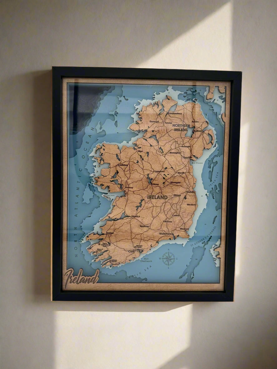 Bathymetric Map - Ireland