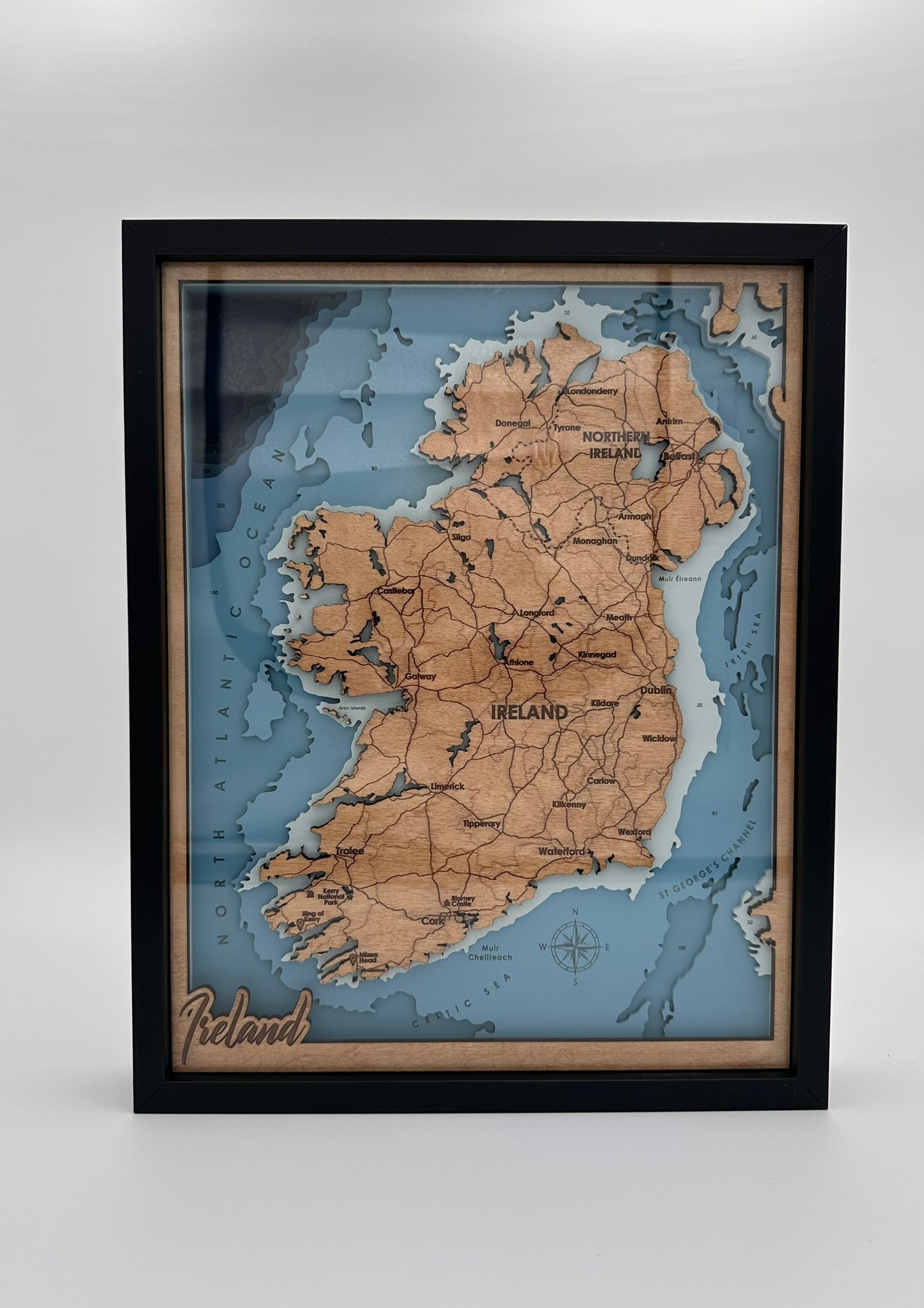Bathymetric Map - Ireland
