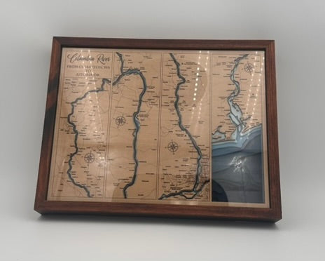 Bathymetric Map - Columbia River Cruise