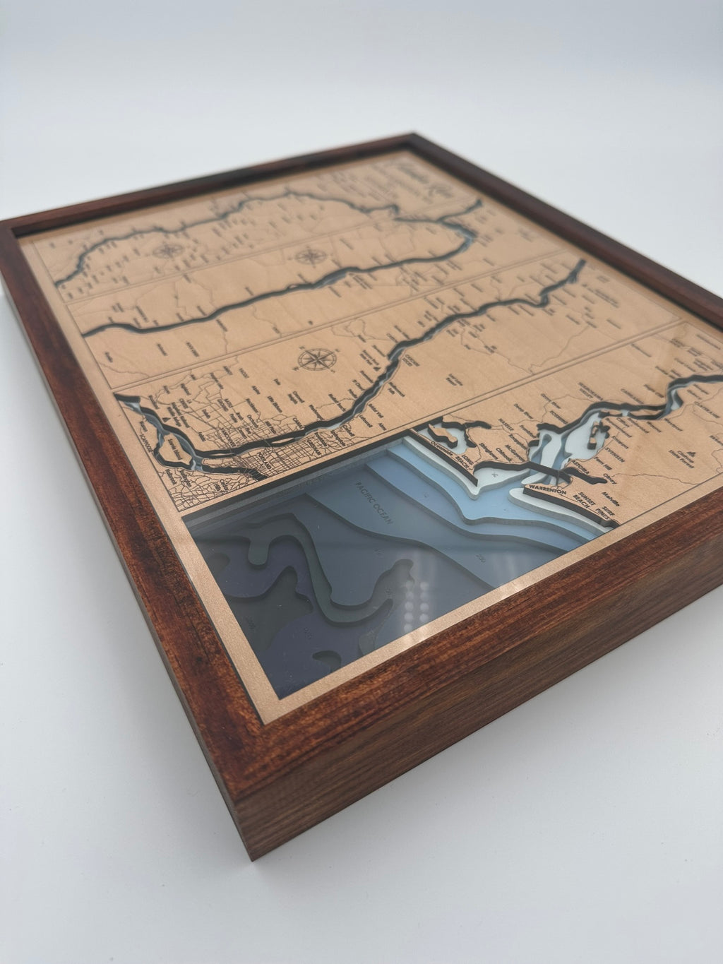 Bathymetric Map - Columbia River Cruise
