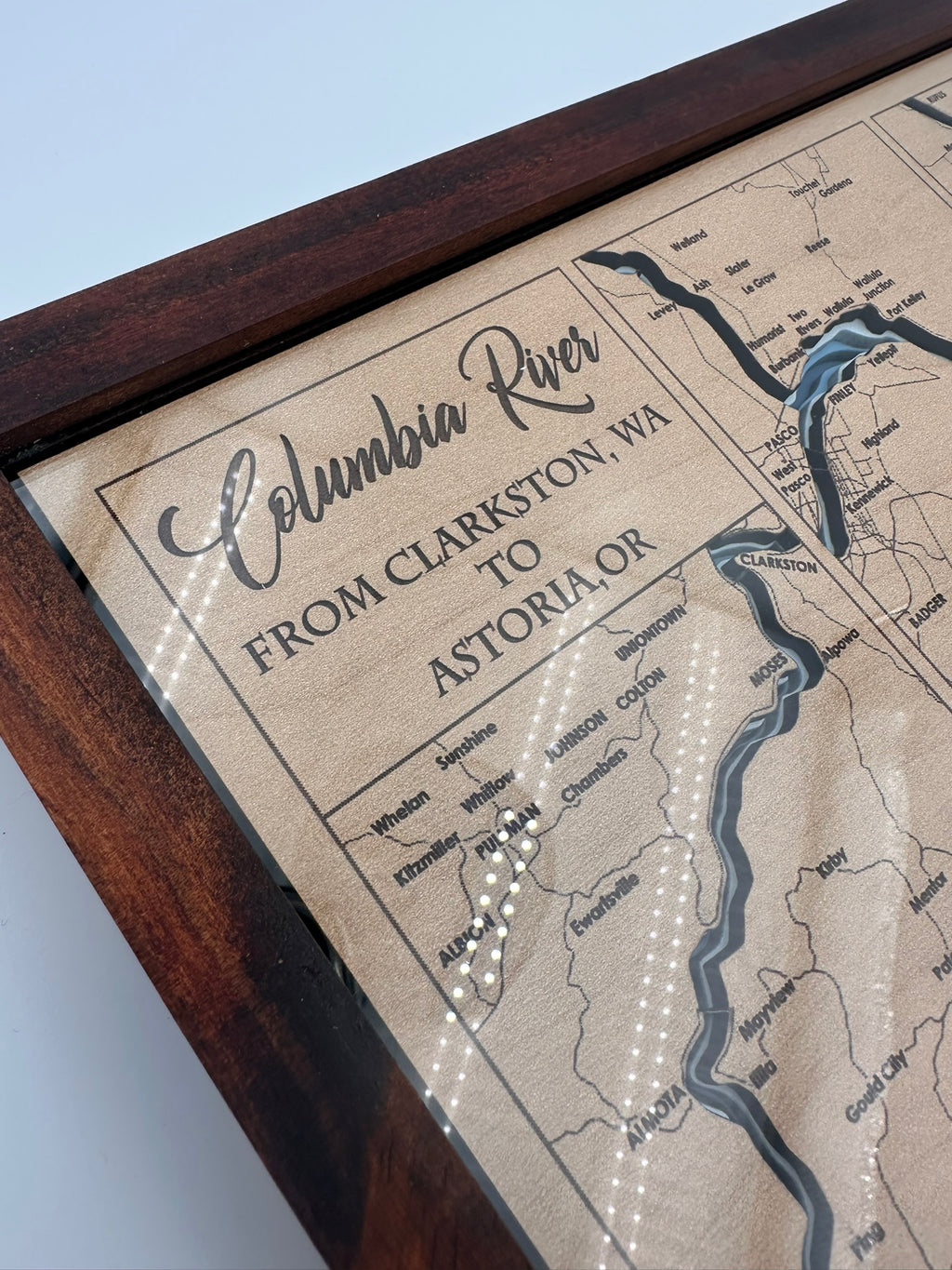 Bathymetric Map - Columbia River Cruise
