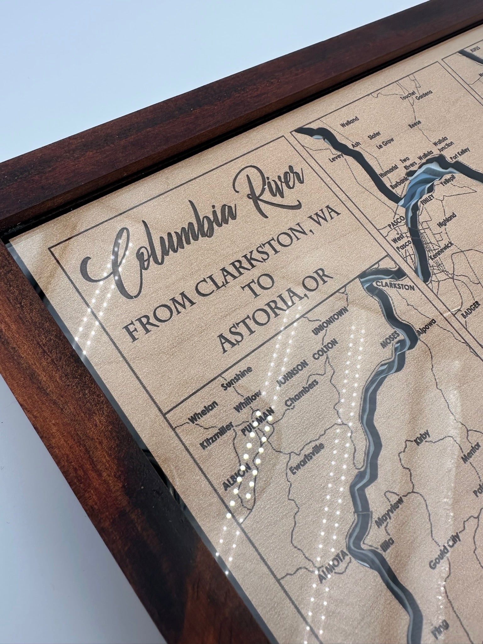 Bathymetric Map - Columbia River Cruise