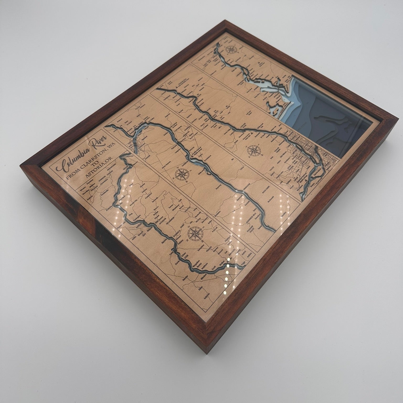 Bathymetric Map - Columbia River Cruise