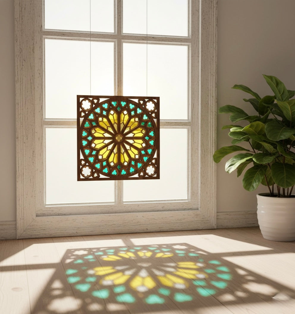 Stained Glass Window - Notre Dame Cathedral