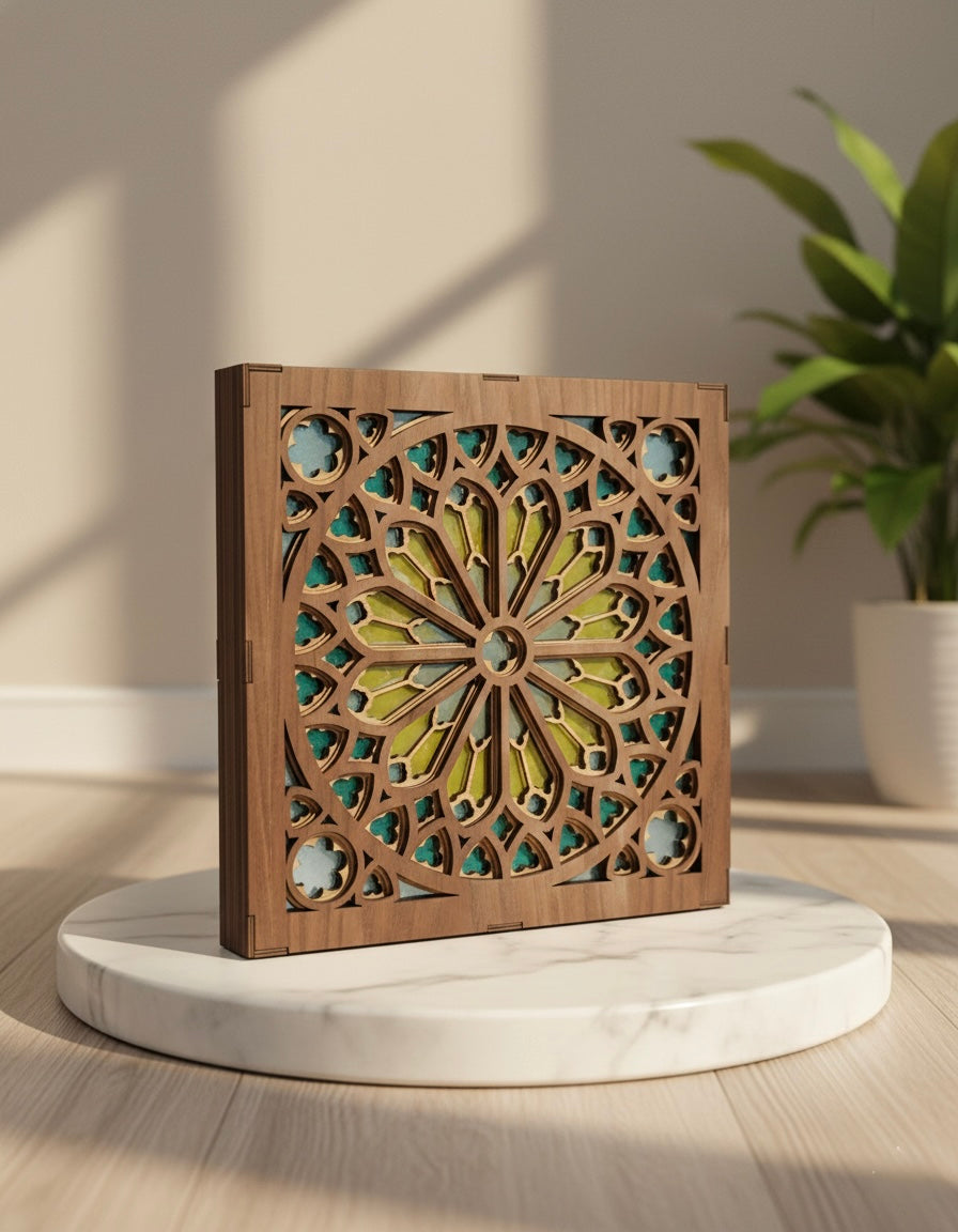 Stained Glass Window - Notre Dame Cathedral