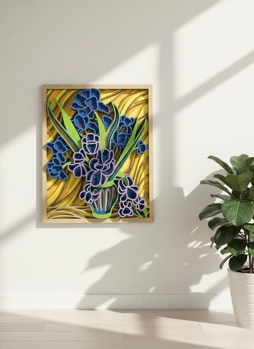 Frameless Layered Artwork