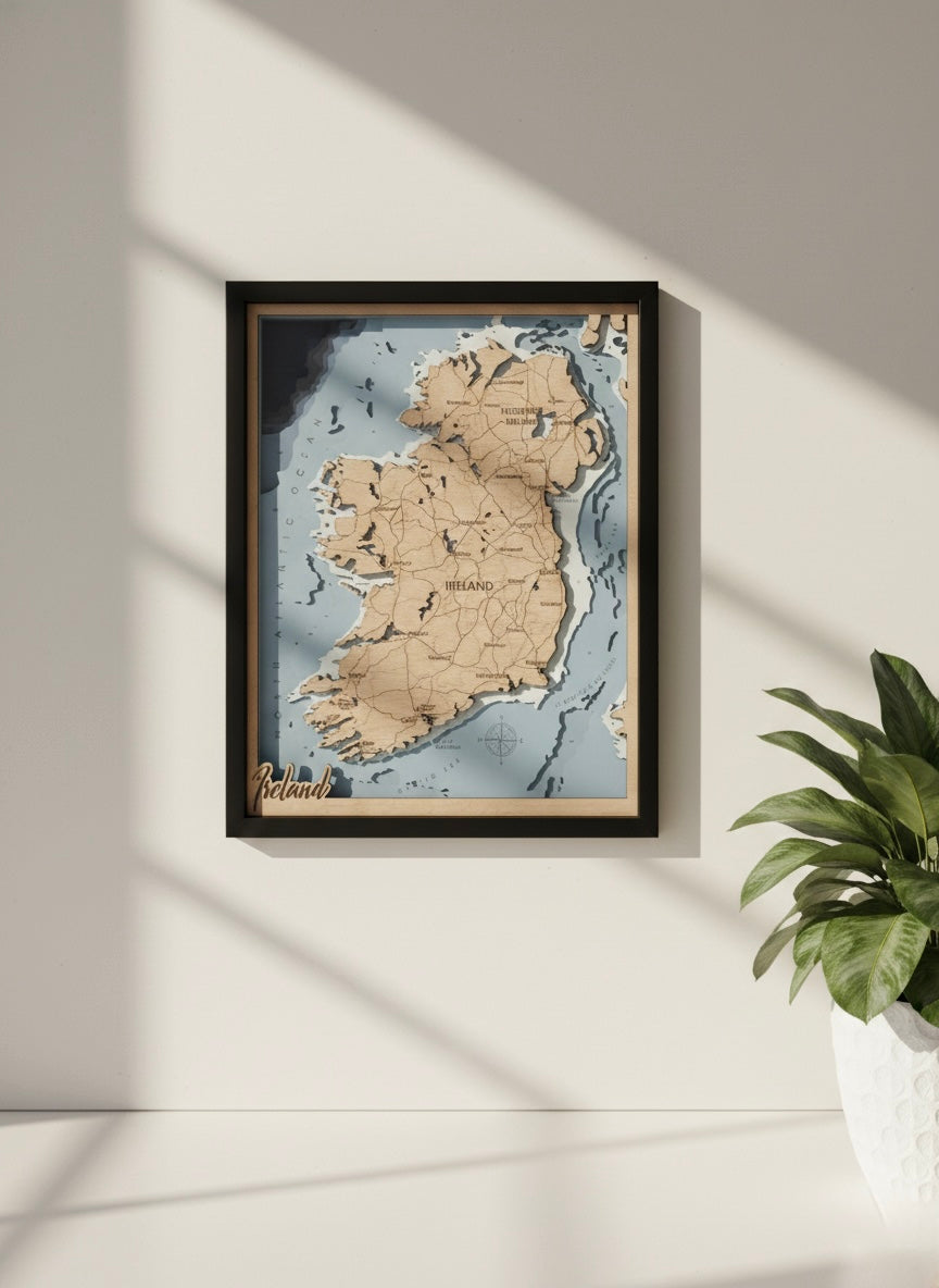 Bathymetric Map - Ireland