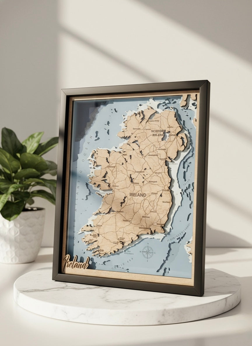 Bathymetric Map - Ireland