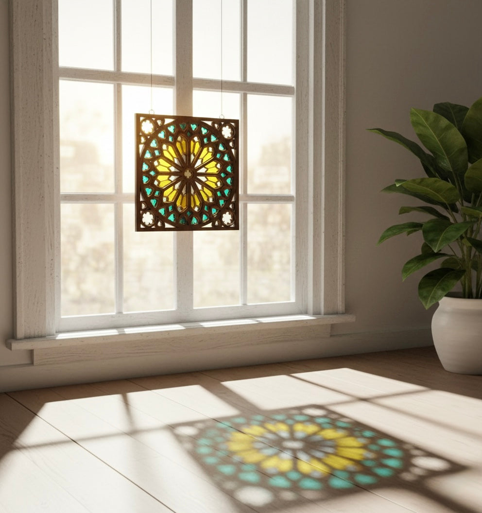 Stained Glass Window - Notre Dame Cathedral