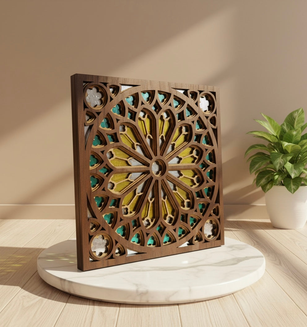 Stained Glass Window - Notre Dame Cathedral